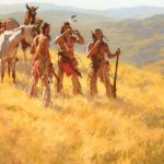 Howard Terpning, Dust of Many Pony Soldiers (1981), oil, 38 x 56. Estimate: $800,000-$1,200,000.