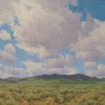 Melanie Thompson, High Desert Skies, oil, 16 x 20.