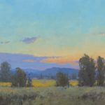 Melanie Thompson, Wallowa Valley Twilight, oil, 12 x 16.