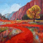 Erin Hanson, Hop Valley, oil, 40 x 30.