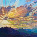 Erin Hanson, Radiant Sky, oil, 40 x 60.