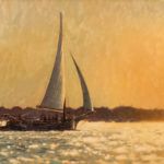 Matthew Hillier, Summer Evening Sail, oil, 18 x 24.