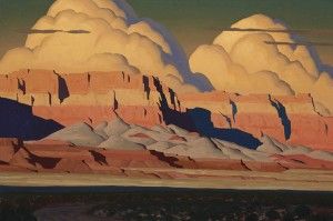 Logan Maxwell Hagege, Towering Clouds, 20 x 30. 