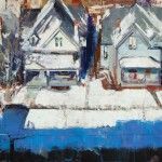Robert Spooner, Winter Patterns, oil, 30 x 40.