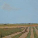 Julie Davis, Lone Cloud, oil, 9 x 12.