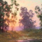 Kim Lordier, Golden Evening, pastel, 27 x 40.