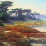 Kim Lordier, Nature’s Artistry, Fanshell Beach, pastel, 27 x 40.