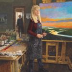 Laurie Stevens, The Artist’s Wife, oil, 32 x 24.