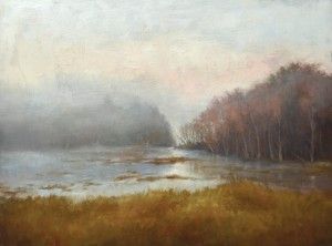 Brian Jillson, Champlain Marsh, oil, 18 x 24. 
