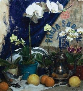 Zachery Elletson, Orchids, oil, 24 x 20.