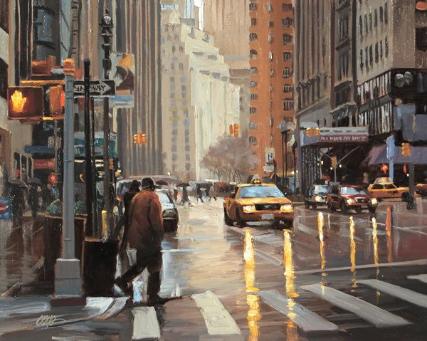 Craig Nelson, Out and About, oil, 24 x 30. 