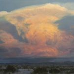 Arturo Chavez, Towering Cumulus, oil, 16 x 20.