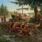 Robert Griffing, What Happened in the Pymatuning Swamp?, oil, 40 x 44.