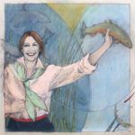 Donna Howell-Sickles, There Is Magic in the Water, mixed media, 31 x 30.