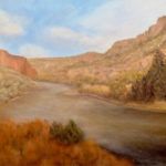 E.M. Rinchik, Rio Grande Near Taos, oil, 18 x 24.