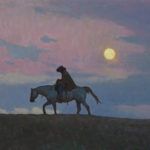 Glenn Dean, He Rode by Moonlight, oil, 16 x 20.