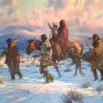 Martin Grelle, Cheyenne Remnants, oil, 44 x 60. Estimate: $250,000-$350,000.