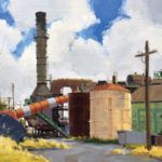 Greg LaRock, Run of the Mill, oil, 18 x 24.