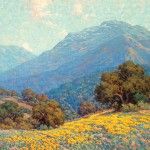 Granville Redmond, California Poppies and Oaks, oil, 20 x 25. Collection of Steven Stern, Steven Stern Fine Arts, Beverly Hills, CA.