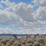 Tucker Smith, Wyoming Sky (2008), oil, 40 x 50. Autry National Center, Los Angeles; 2009.11.1.