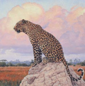Lindsay Scott, Approaching Dusk, colored pencil, 30 x 30, InSight Gallery.