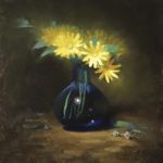 Jeremy Goodding, Wild Sunflowers, oil, 12 x 10.