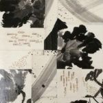 Izumi Umehara, Lotus Pond #2, mixed media, 20 x 16.