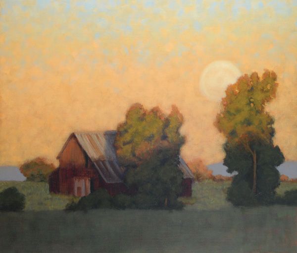 Susan Matteson, Evening Shadows, oil, 20 x 24.