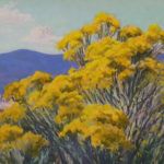 Lee McVey,, Autumn Chamisa, pastel, 9 x 12.