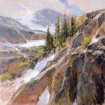 Skip Whitcomb, Ascension, 2005, pastel, 24 x 24, collection of Tim and Cathi Newton.