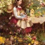 Nancy Guzik, Fairy Tales, oil, 18 x 14.