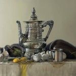 Greg Block, Egyptian Teapot, oil, 14 x 18.