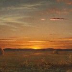 Martin Johnson Heade, Sunset: Sky and Marsh, 1867, oil, 12 x 28. Estimate: $700,000-$1,000,000.