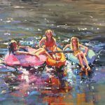 Michele Usibelli, It’s All About Summer, oil, 16 x 20.