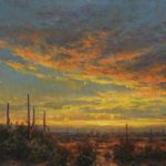 William Scott Jennings, Western Light, oil, 9 x 18.
