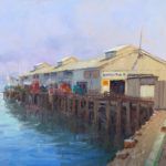 Tatyana Fogarty, Monterey Fishing, oil, 11 x 14.