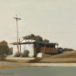Dean Mitchell, Little House in New Mexico, acrylic, 11 x 14.