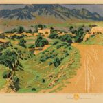 Gustave Baumann, Ranchos de Taos, 1930, woodblock print. Estimate: $15,000-$20,000.