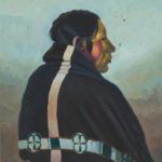 E.A. Burbank, Red Woman, Southern Cheyenne, 1899, oil, 12 x 10. Estimate: $5,000-$8,000.