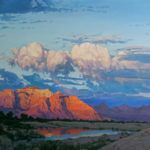 George Handrahan, After the Storm, Gooseberry Mesa, oil, 30 x 40.