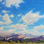 Kate Starling, Lee Valley Sky, oil, 16 x 20.