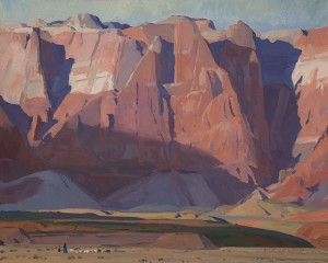 G. Russell Case, The Watcher, oil, 16 x 20.