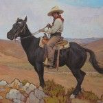 Glenn Dean, Vaquero, oil, 24 x 24.