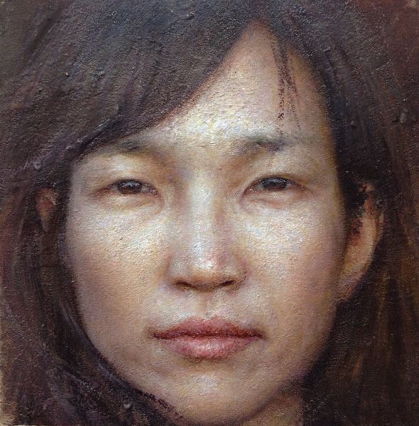 Yunsung Jang, Sori, oil, 8 x 8.