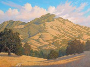 Charles H. White Evening on Mt. Diablo, oil, 36 x 48, $7,800