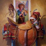Lisa Danielle, Cowgirl Up!, acrylic, 36 x 30.