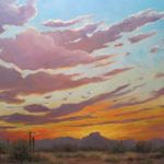 Jeff Love, Lingering on the Horizon, oil, 30 x 40.