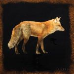 Mike Weber, Foxy (1 of 6), mixed media, 12 x 12.