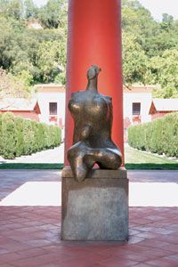 Mother Earth by Henry Moore at Clos Pegase.