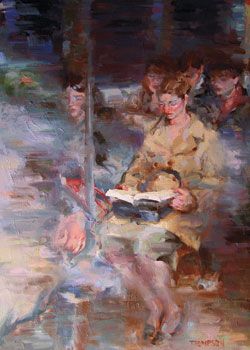 Subway Reading by Darren Thompson